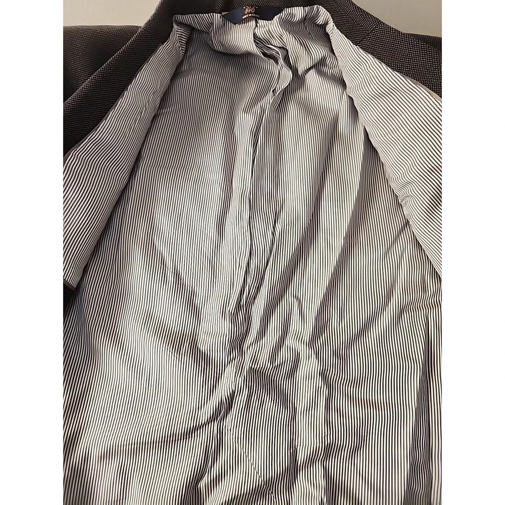 BROOKS BROTHERS Explorer Collection Fitzgerald Fit Wool Gray Mens Suit 42R 36x33